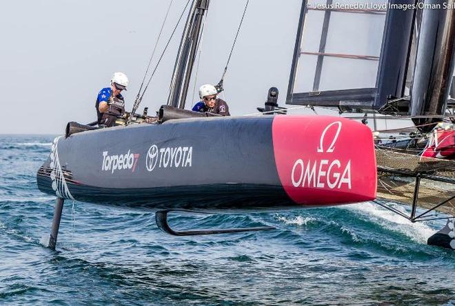 Practice race - Louis Vuitton America's Cup World Series Oman 2016. © Jesus Renedo/LIoyd Images/Oman Sail